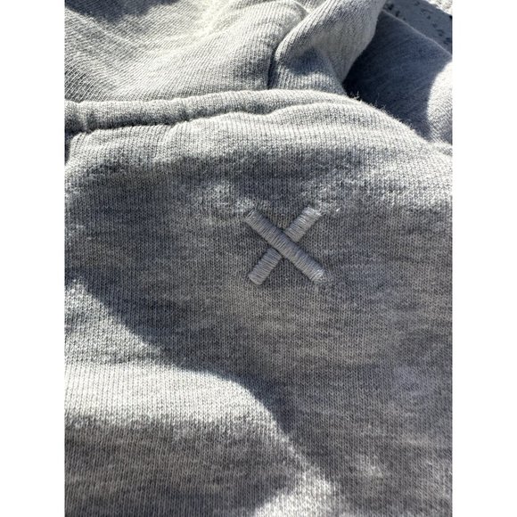 Collusion Mens Small Gray Sweater Hoodie Long Sleeve Drawstring Fleece - Picture 5 of 8